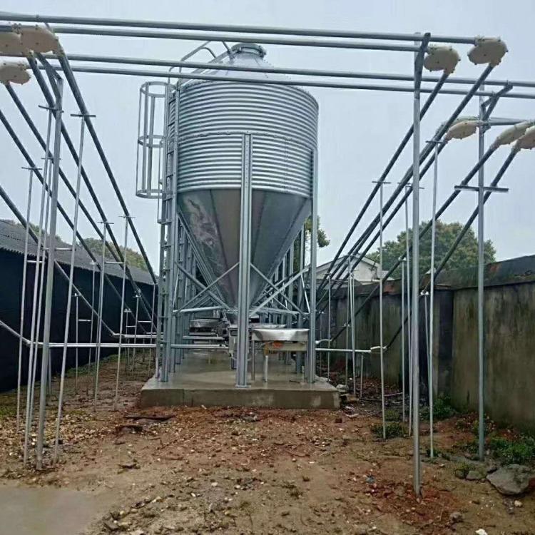 富博厂家批量供应 养猪料线 赛盘料线 定量杯 养殖线喂养设备 猪料槽
