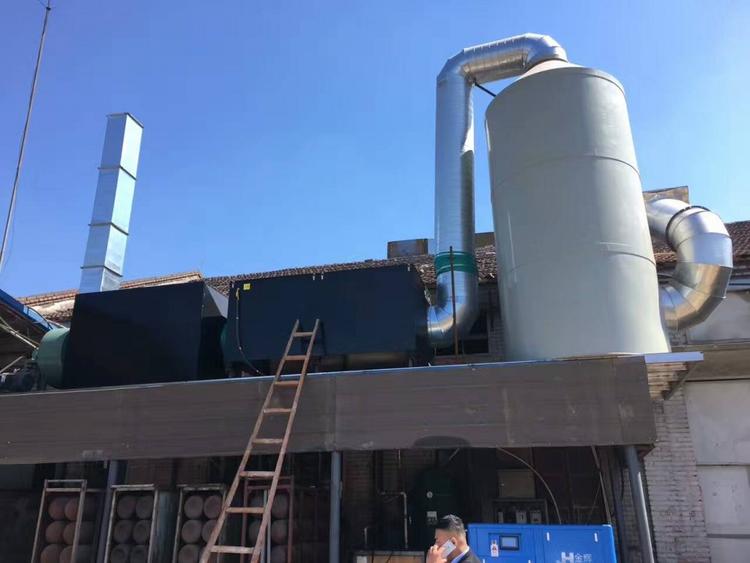 天德航环保设备 厂家直销 批发零售 工业废气粉尘处理设备 废气净化塔 喷漆 废气处理  多项安装案例