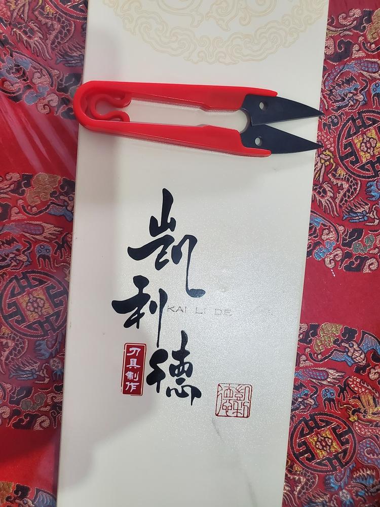 线剪纱剪线头小剪刀大号十字绣裁缝工具家用工厂弹簧U型手工纺织