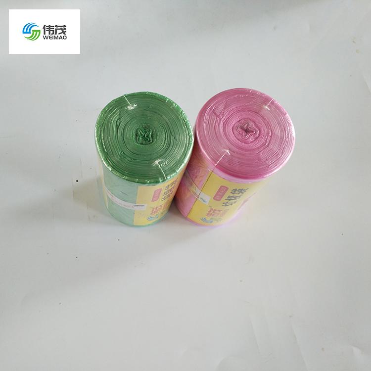 江苏大号连卷垃圾袋种类多样 伟茂彩色垃圾袋