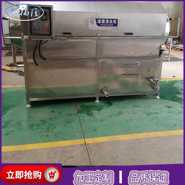 供应3米工业滚筒清洗机 植物根茎滚筒式清洗机价格 欢迎选购