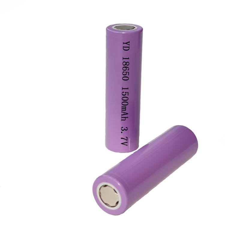 18650锂电池 1500mah 电动车充电宝喷雾器锂电池 平头动力
