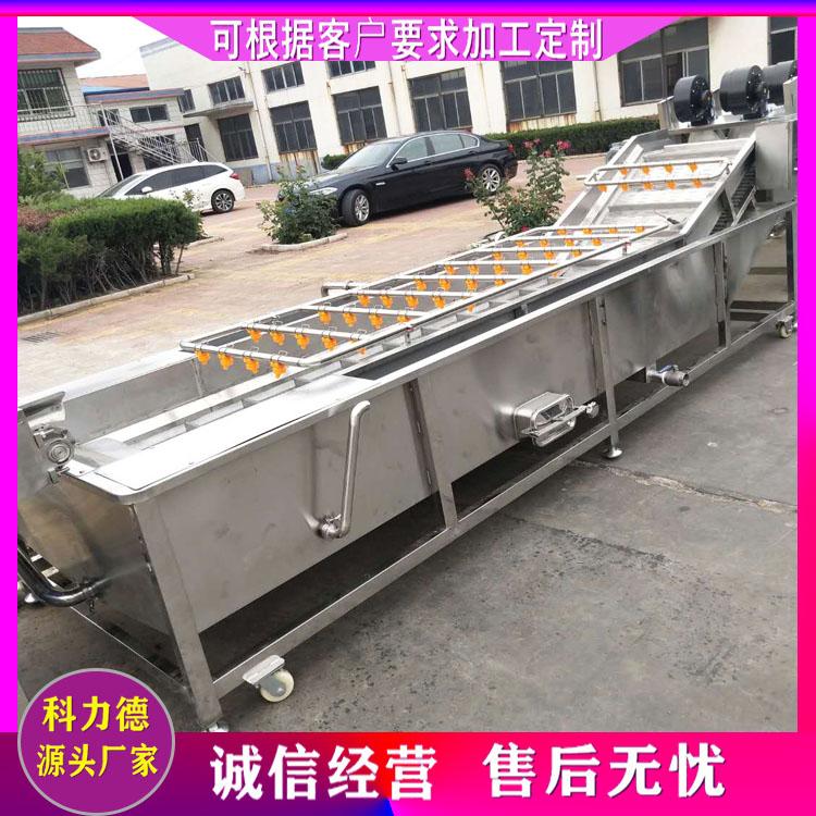 果蔬气泡清洗机 大姜清洗机 整套花椒清洗漂烫生产线 花椒保鲜生产线 脱水蔬菜加工设备