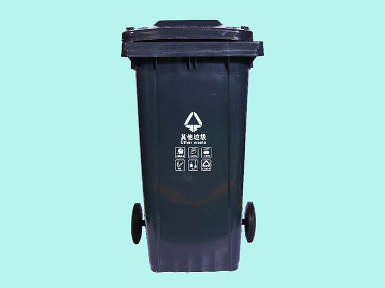 博朋环保垃圾桶双桶图片 环卫双桶垃圾桶分类