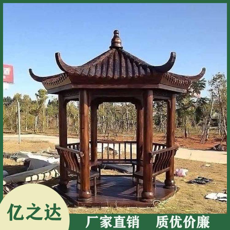 户外双层八角凉亭 公园仿古防腐木凉亭 质量保证 值得信赖
