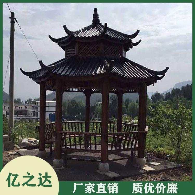古建防腐木凉亭 户外六角防腐木凉亭 质量保证 值得信赖