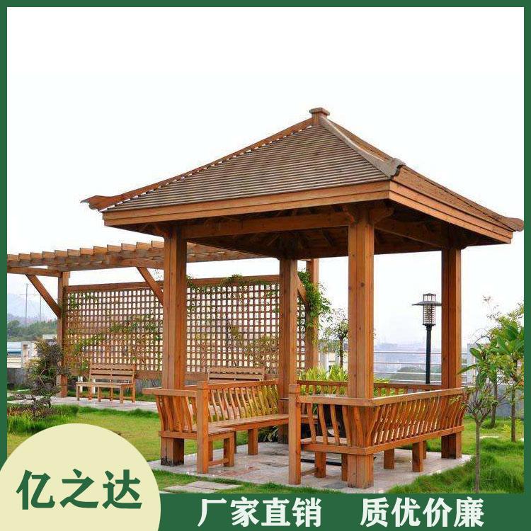 别墅防腐木凉亭 公园仿古防腐木凉亭 防腐防虫 结实耐用