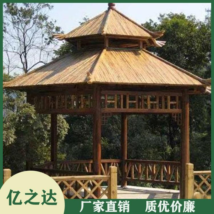 古建防腐木凉亭 户外六角防腐木凉亭 防腐防虫 结实耐用