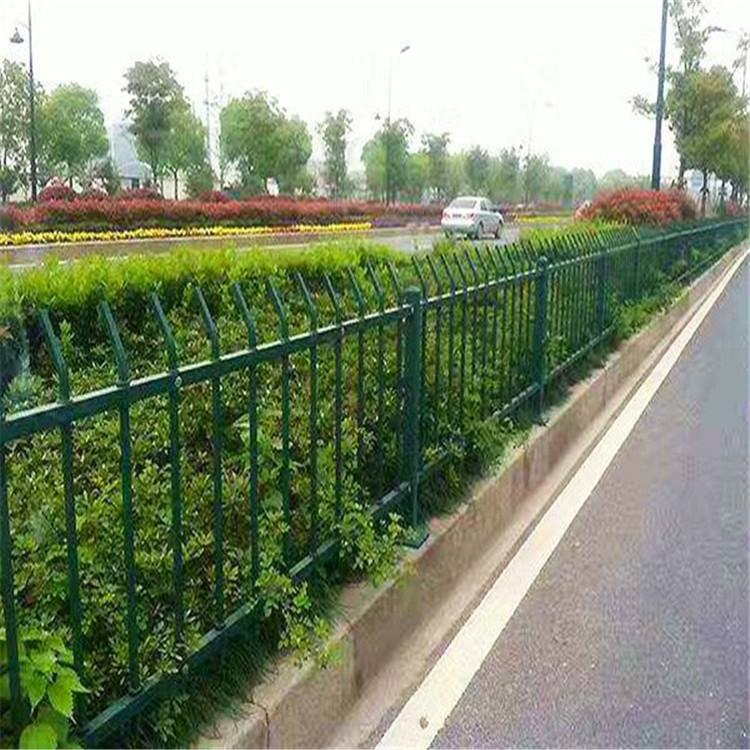可定制户外社区公园锌钢草坪护栏 园林景区绿化防护隔离草坪护栏