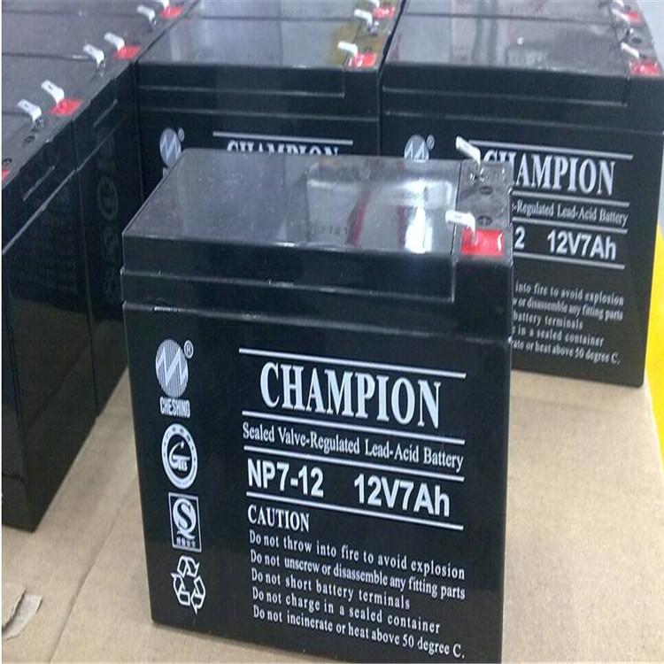 CHAMPION蓄电池NP9-12 免维护电池12V9AH 内置蓄电池