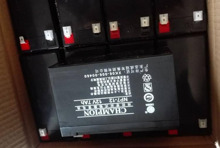 CHAMPION蓄电池NP24-12 12V24AH蓄电池 免维护储能铅酸蓄电瓶