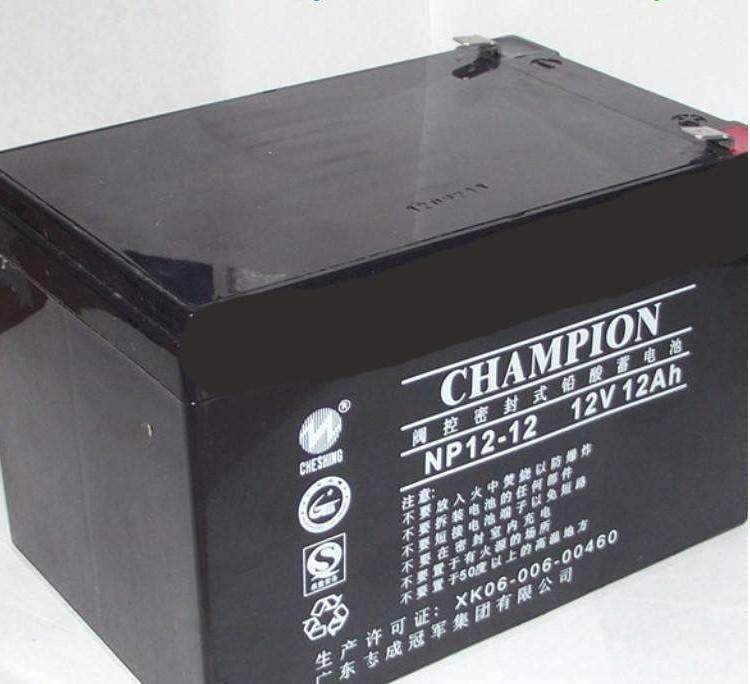 CHAMPION蓄电池NP33-12  免维护储能铅酸蓄电瓶12V33AH 报价