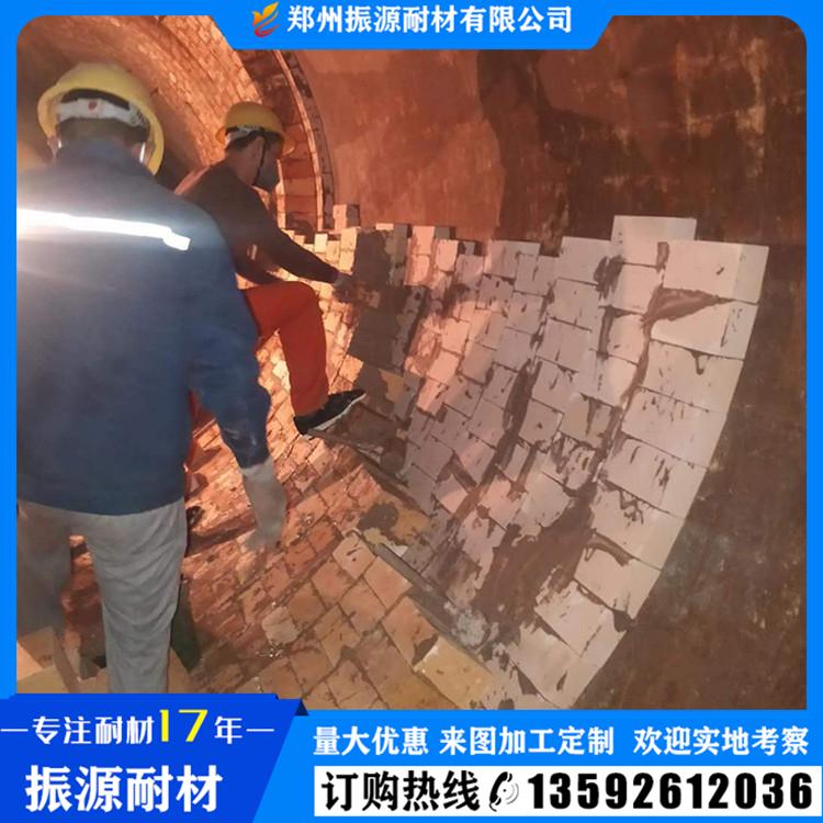 熔铝炉用高铝砖 三级高铝标砖 熔铝炉设计 振源技术现场指导