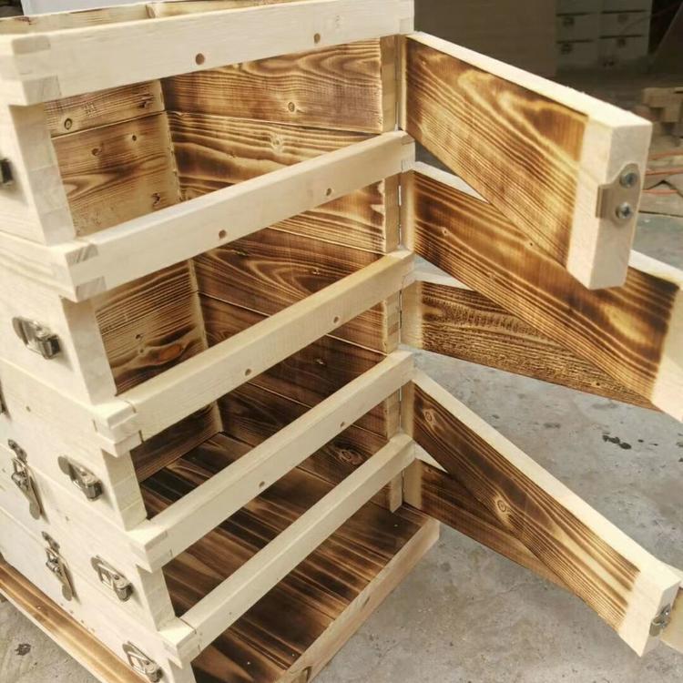 蜜蜂箱兴广源供应樟子松蜜蜂箱养蜂工具