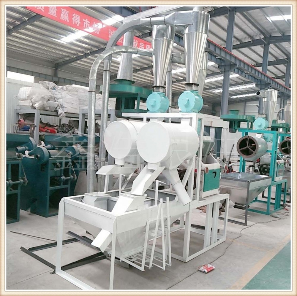 厂家直销家用小型粮食加工机械全新F2240型双罗面粉机
