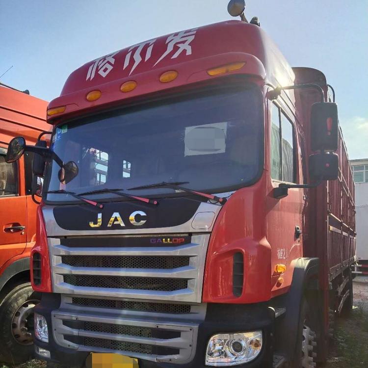 出售二手货车 JAC江淮格尔发A5潍柴 载货车 前四后四 8米6高栏 可提档 可按揭 国五排放 首付6万