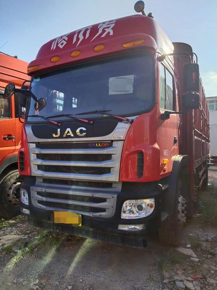出售二手JAC货车 JAC江淮格尔发A5潍柴 载货车 前四后四 8米6高栏 可提档 可按揭 国五排放 首付6万