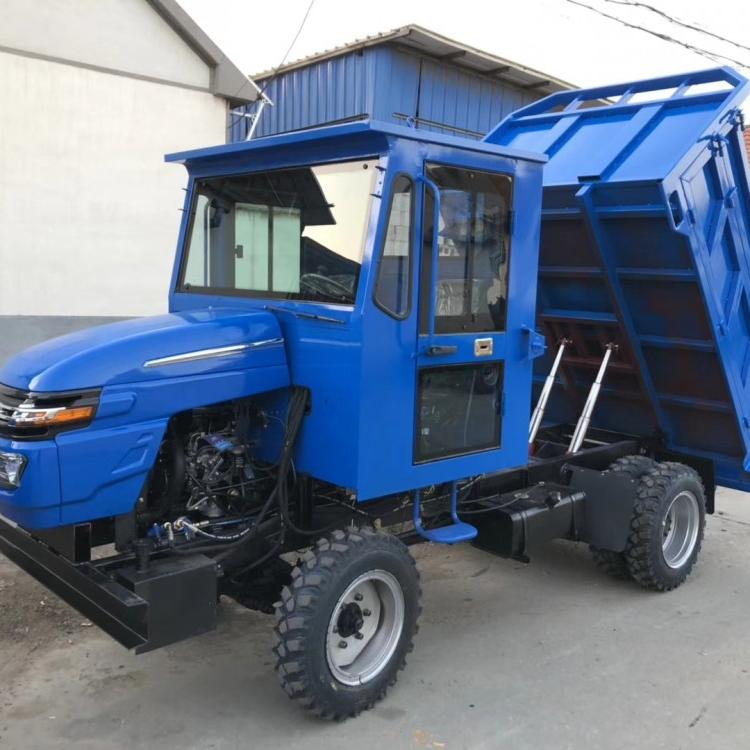 小型柴油四不像运输车 矿山专用四不像拖拉机 翻斗自卸电启动