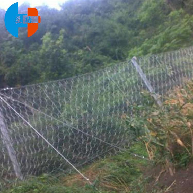 边坡防护网 景区主动防护网 矿山复绿栈道山体防落石网
