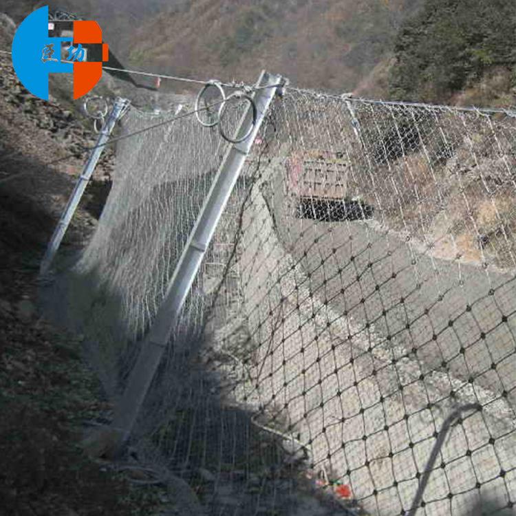 格栅覆盖格栅边坡防护网 山体岩石围护格栅钢丝网