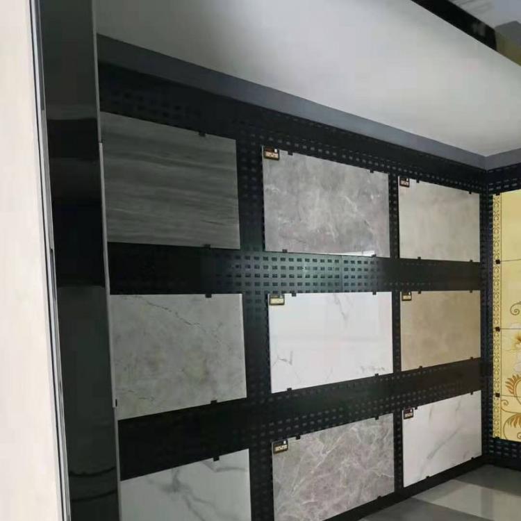 冲孔板展示架 河北联孜冲孔板瓷砖展架