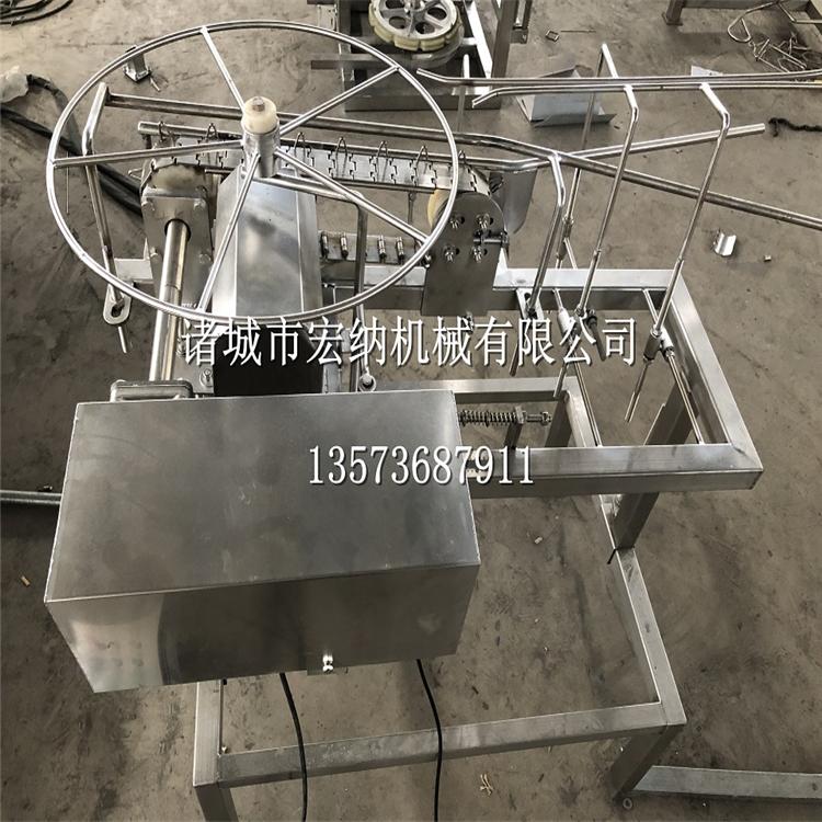 厂家直供鸡放血器  鸡割喉机价格   自动杀鸡设备加工定制