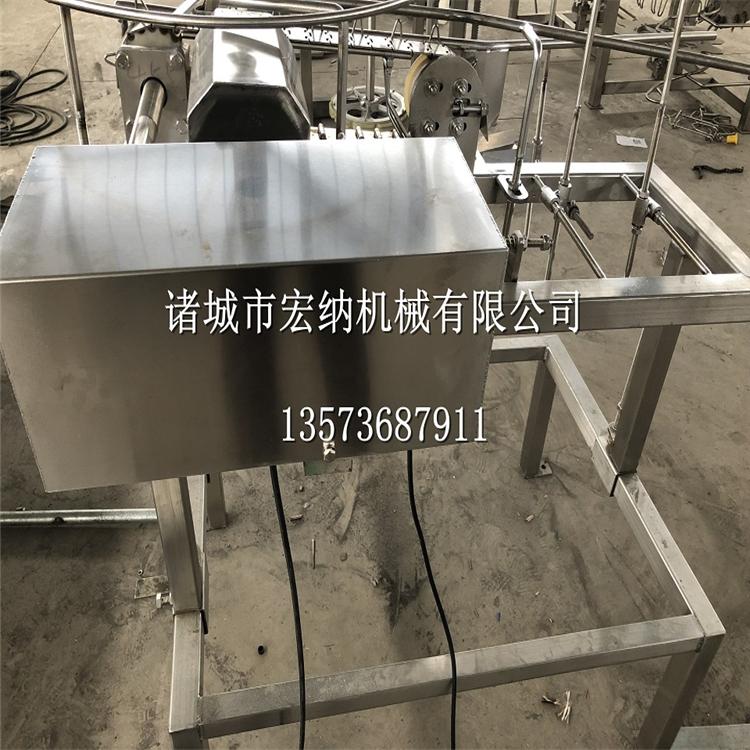 山东家禽屠宰流水线  宰杀鸡自动放血机  自动放血机生产厂家
