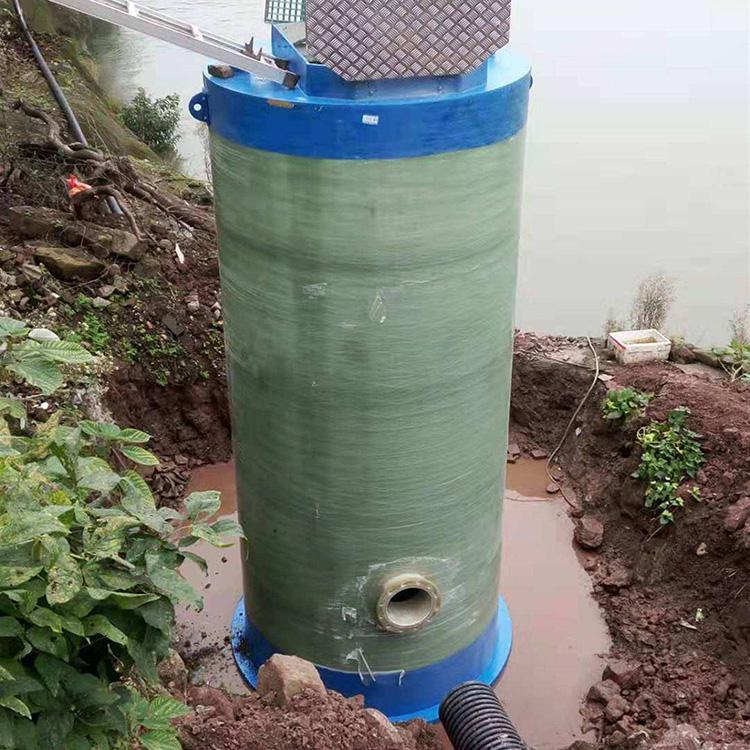 华舒特定制 预埋式一体化泵站 一体化污水雨水泵站