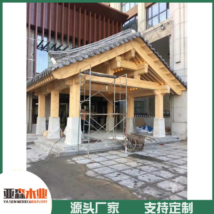 防腐木长廊定制 防腐木长廊安装 防腐木长廊施工