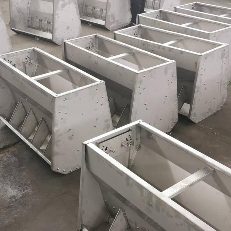 不锈钢养猪料槽生产厂家 湖北养猪料槽供应商 瑞晟