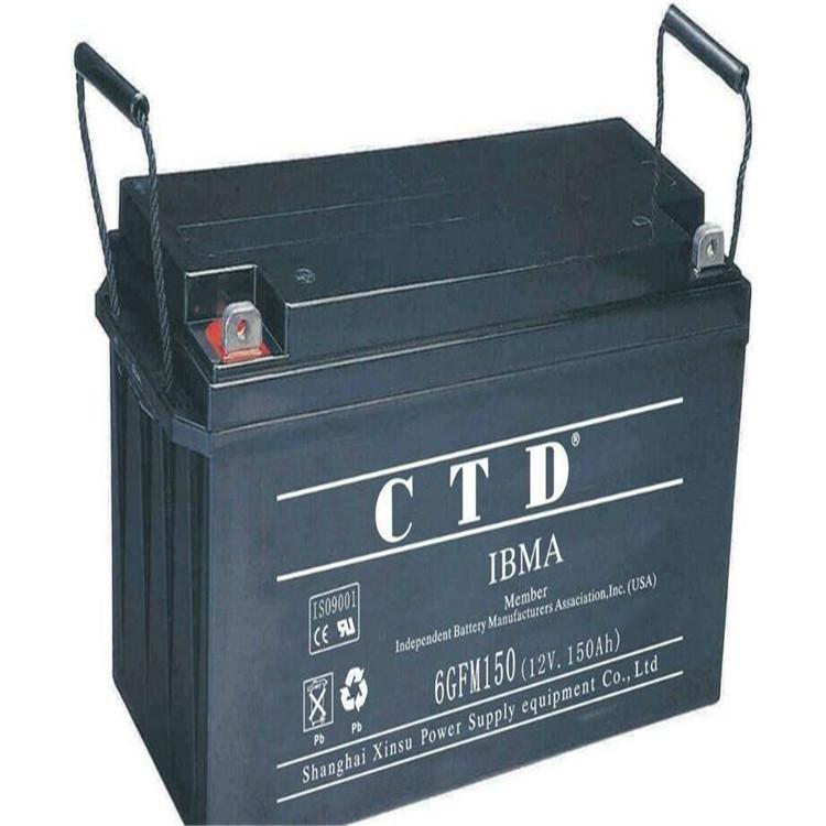 CTD蓄电池6GFM24 免维护储能12V24AH UPS不间断电源