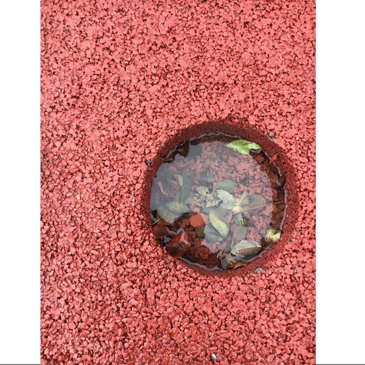 透水路面 地坪工艺 彩色路面 胶粘石透水路面 路面透水 透水混凝土 胶粘石材料 水洗石彩石胶粘剂