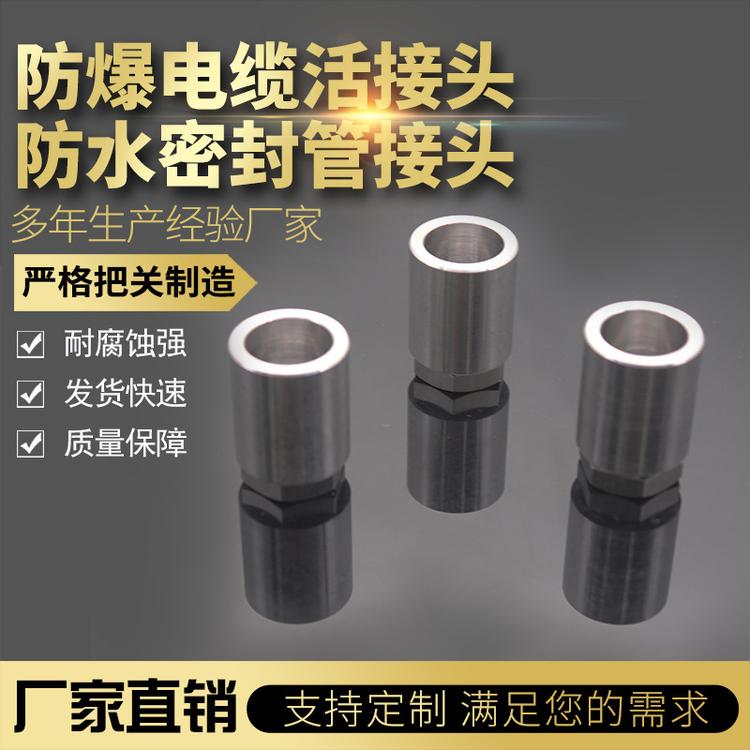 防爆电缆活接头 防水密封管接头 规格齐全 发货快速