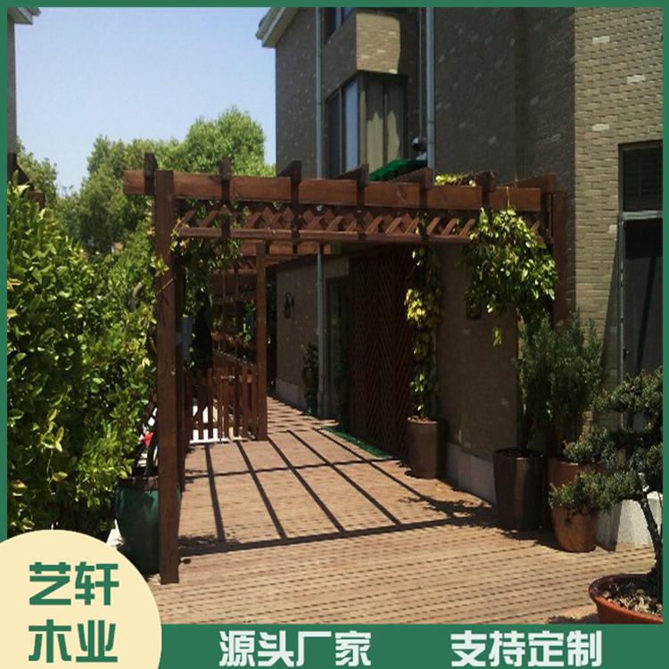 湖南防腐木花架定制 湖南景区防腐木花架 支持定制 免费设计