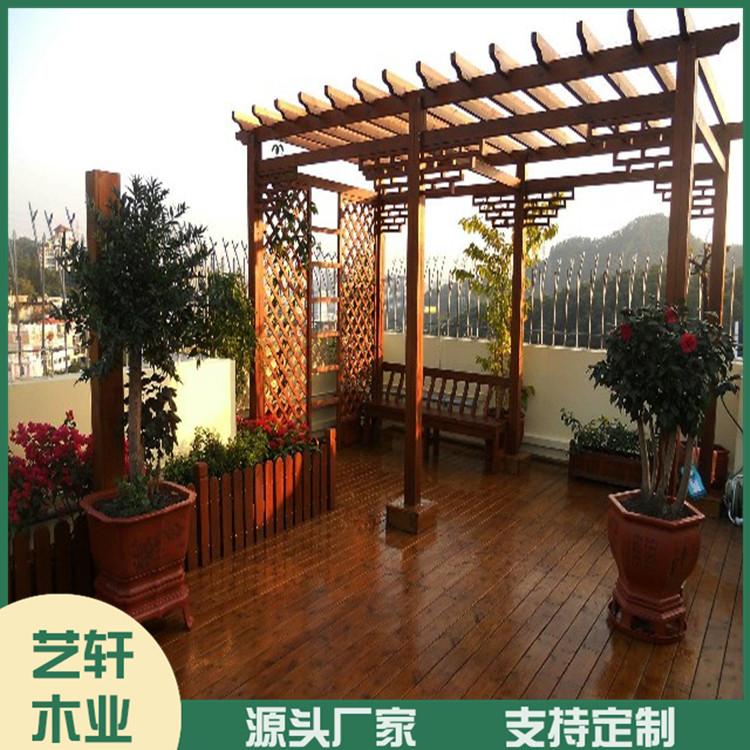 湖南防腐木花架 湖南景区防腐木花架 支持定制 免费设计