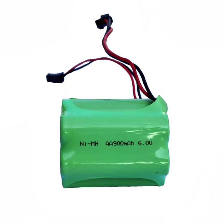 厂家大量供应镍氢电池组AA-6.0V-900mAh