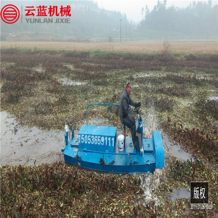 安徽水葫芦粉碎船  河道水花生粉碎船  碎草船厂家供应