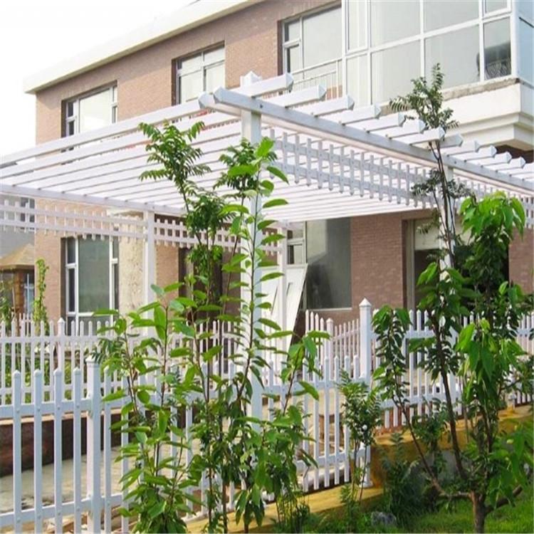 pvc厂家直销别墅栅栏 PVC庭院社区护栏 塑钢护栏 围墙庭院护栏