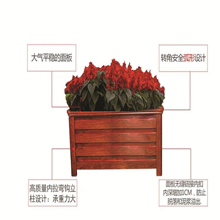 山东木纹铝合金花箱   铝合金花箱  花箱型材加工 支持定制