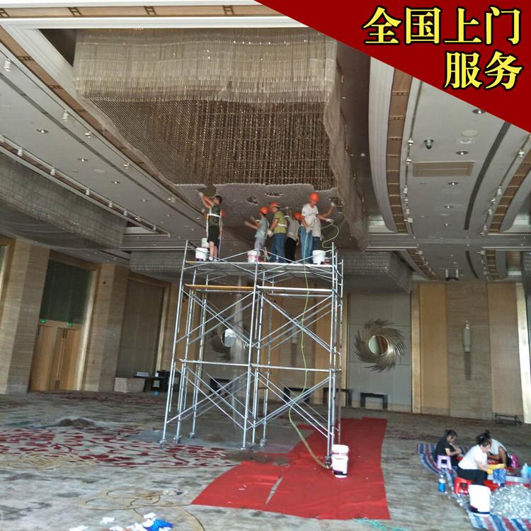 全国连锁上门服务渝中区 酒店水晶灯清洗 吊灯清洗 水晶灯清洗 大型水晶灯清洗 量大从优    室内外照明灯具设计