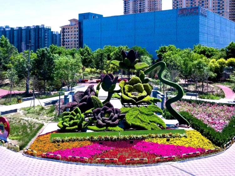 承接绿化工程   小区绿化  道路绿化  花海租摆