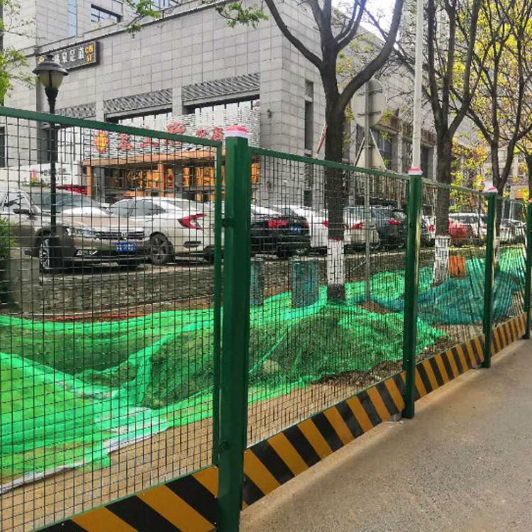 市政网格护栏 那特轨道交通市政施工围栏 绿色网格围栏
