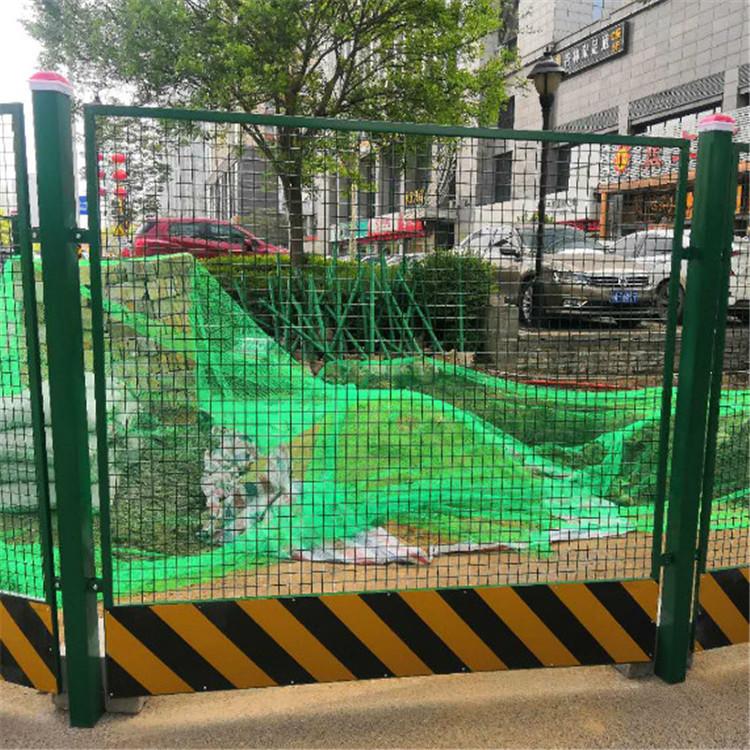 市政网格护栏 那特深绿色临时网格围栏 轨道施工防护栏