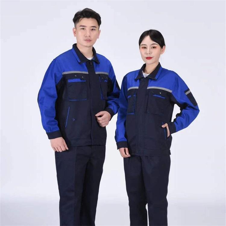 工作服  郑州工作服定制 长短袖工作服套装 汽修机电工装劳保服