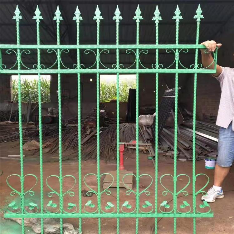铁艺护栏 别墅小区庭院围墙 铁艺栅栏 中式铁艺阳台护栏 安全隔离护栏
