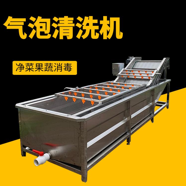 净菜 百合片 气泡清洗机  小龙虾海鲜清洗设备