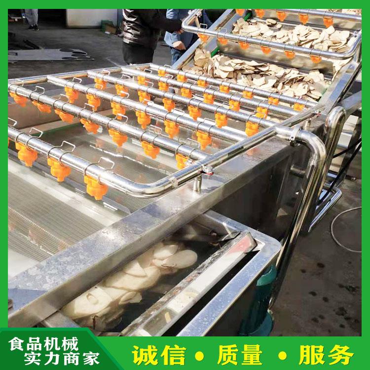 不锈钢秋葵气泡清洗机 可提升喷淋臭氧洗菜机 全自动竹笋清洗机 果蔬消毒清洗机厂家
