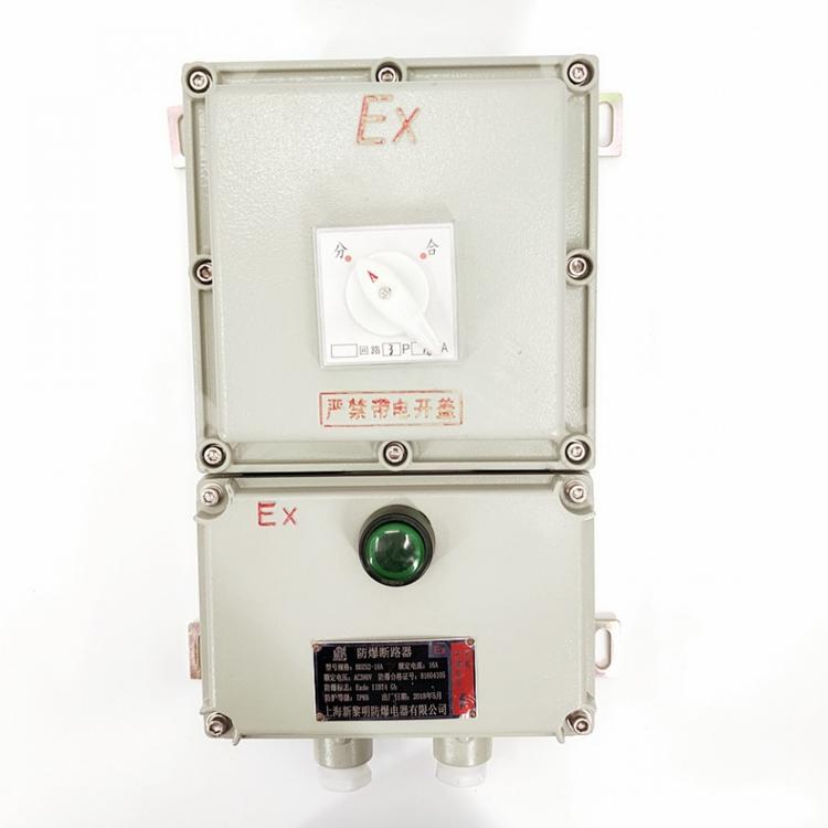 BDZ52-DIP60/1P10A粉尘防爆断路器 新黎明国标正品IIC