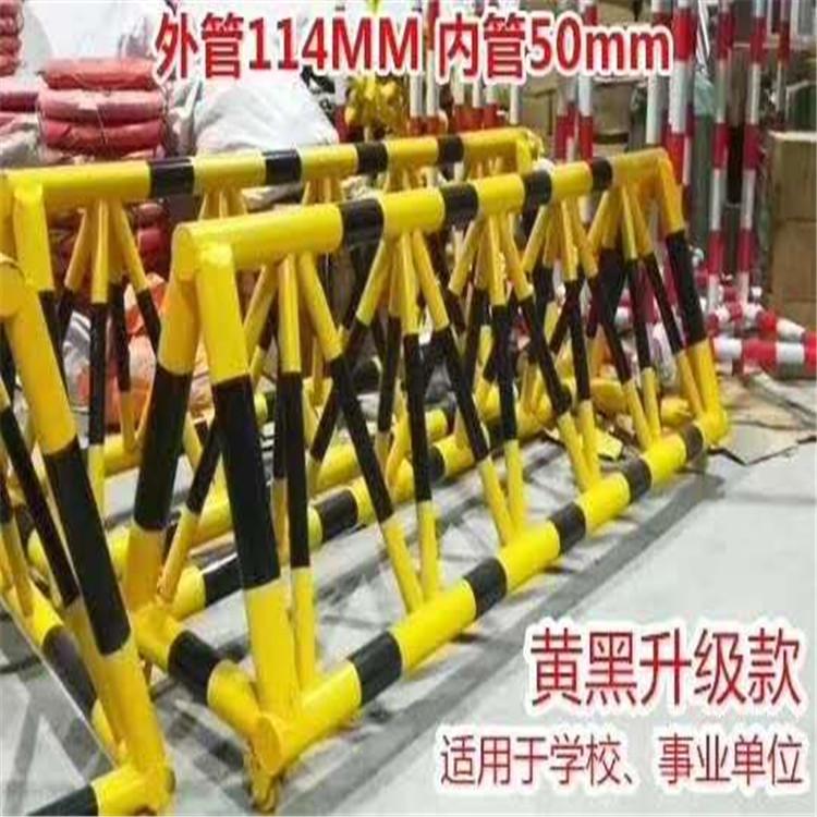 电动拒马护栏 带刺拒马路障 学校门口拒马防撞护栏 移动拒马活动护栏