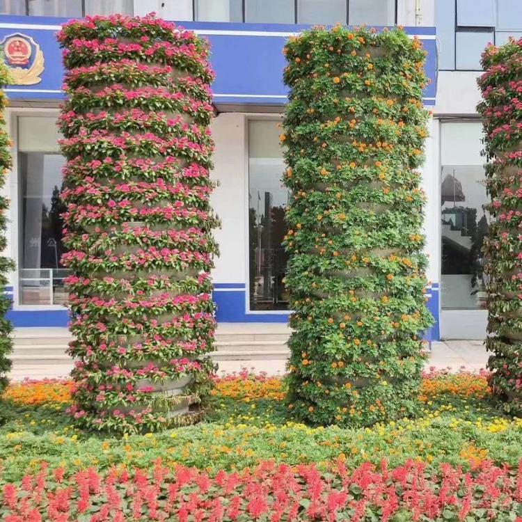 国庆节花坛 国庆节绿雕造型 国庆节造型